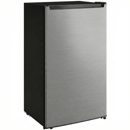 2.1 Cu. Ft. Mini Freezer, Compact Upright, Reversible Door, Removable Shelf, Adjustable Temperature, Silver Small Kitchen Appliances at Gallery Canada
