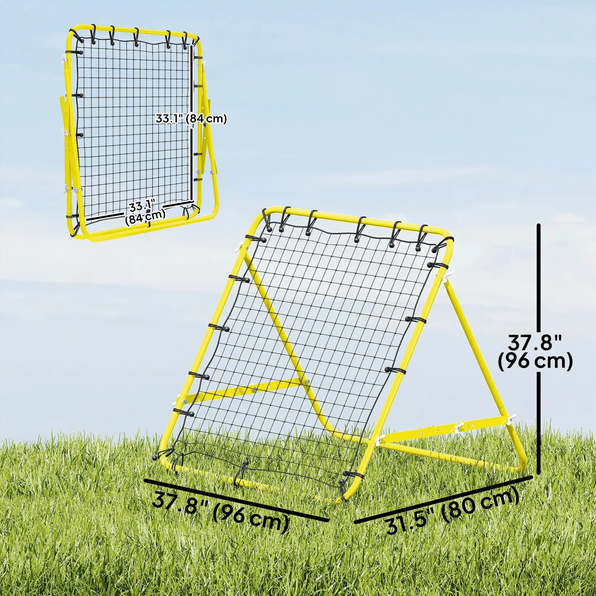 Volleyball Rebounder Net, Football Training Aid, Kickback Target, Yellow Soccer at Gallery Canada