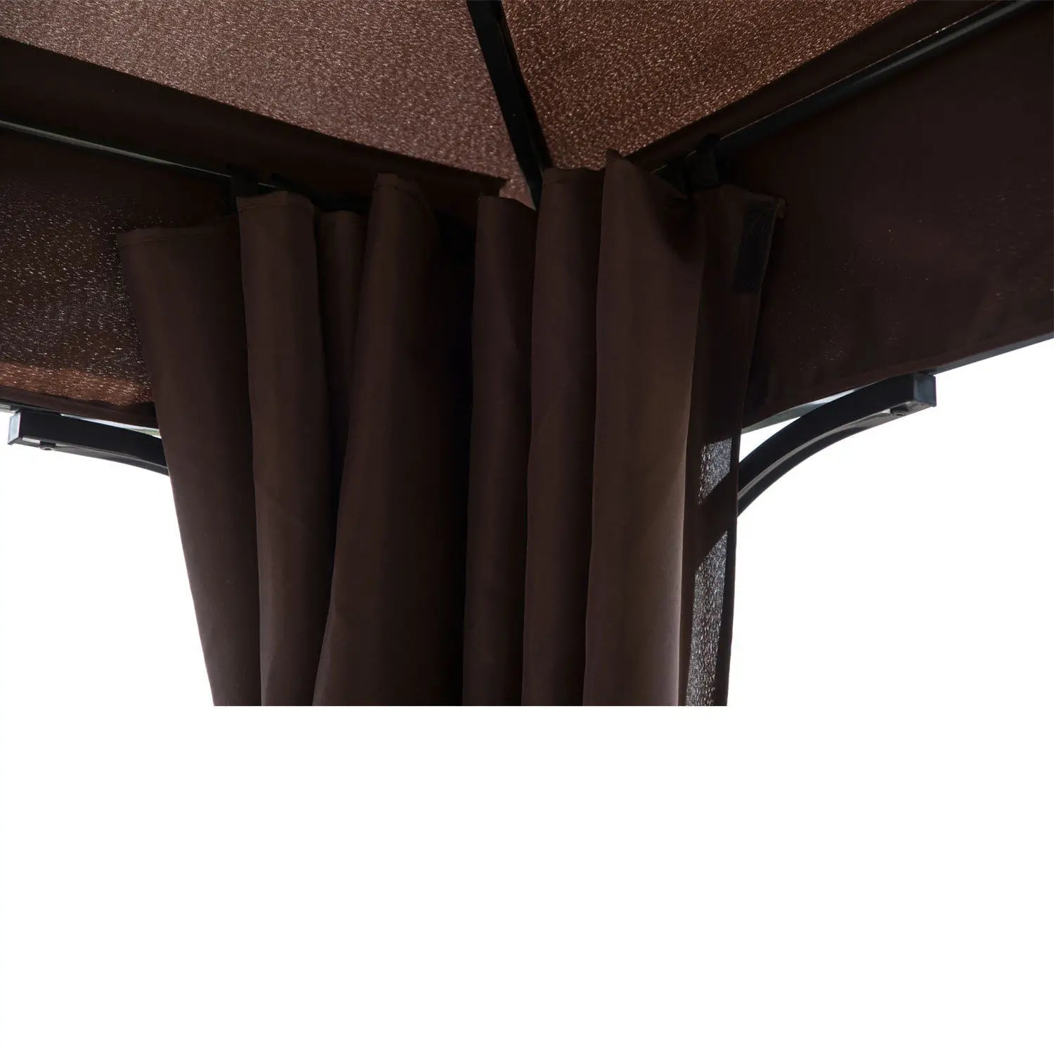 10x10ft Steel Garden Gazebo, Patio Canopy, Outdoor Event Tent Gazebos at Gallery Canada