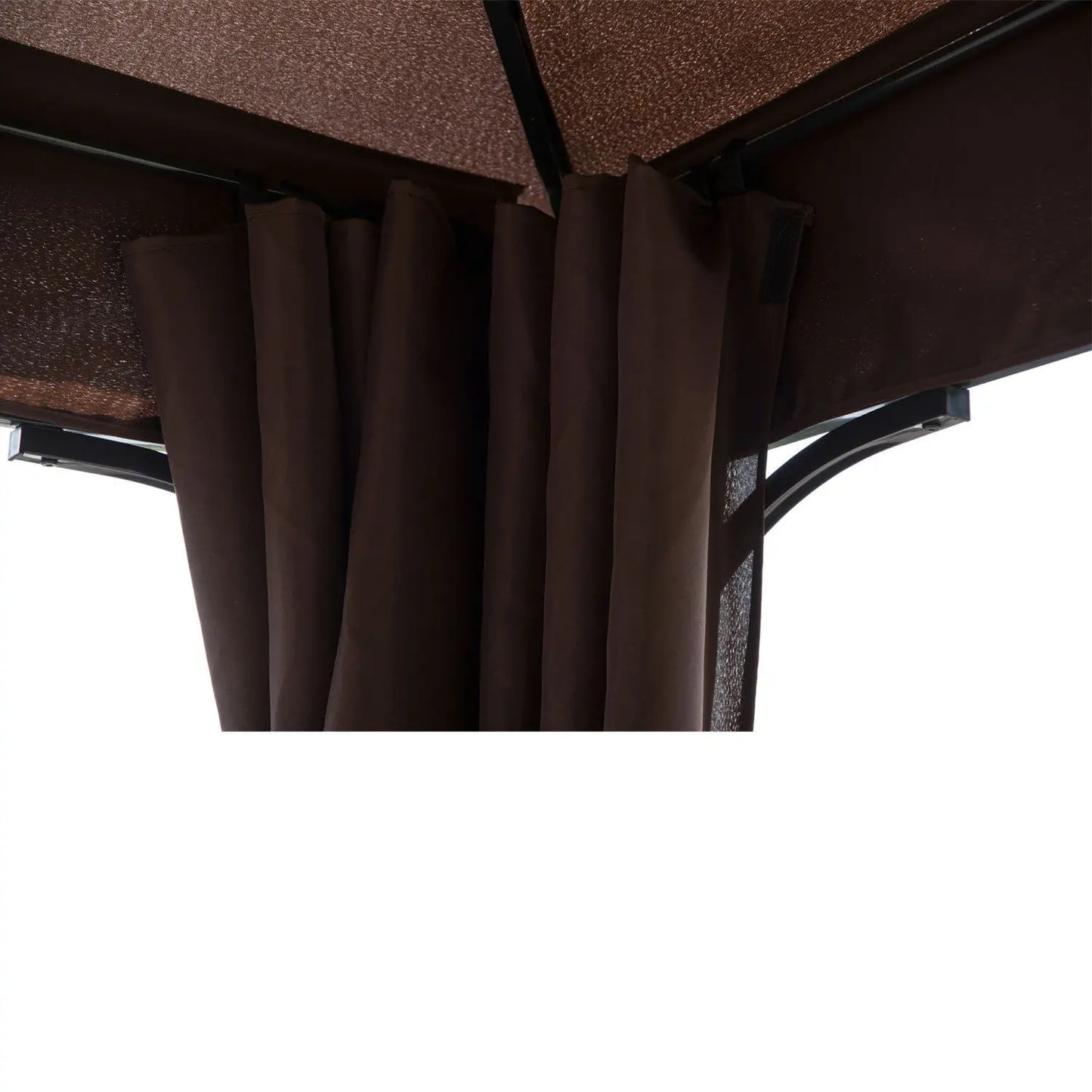10x10ft Steel Garden Gazebo, Patio Canopy, Outdoor Event Tent Gazebos at Gallery Canada