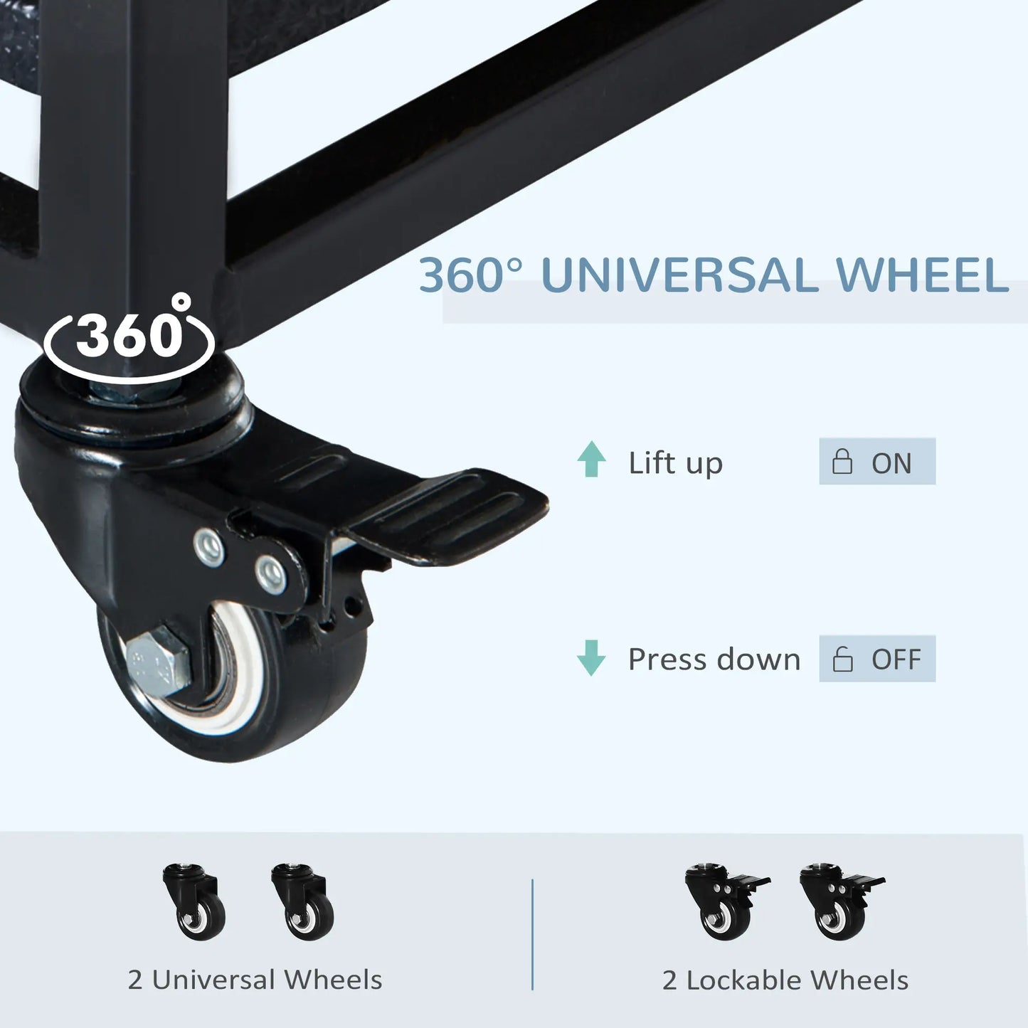 Heavy Duty Dog Crate, Large, 43" x 30" x 32", Two Doors, Lockable Wheels, Removable Tray Houses, Kennels & Pens at Gallery Canada