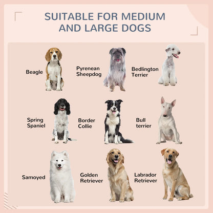 Outdoor Wicker Dog House, Soft Cushion Washable Cover, Medium Large, Blue Houses, Kennels & Pens at Gallery Canada