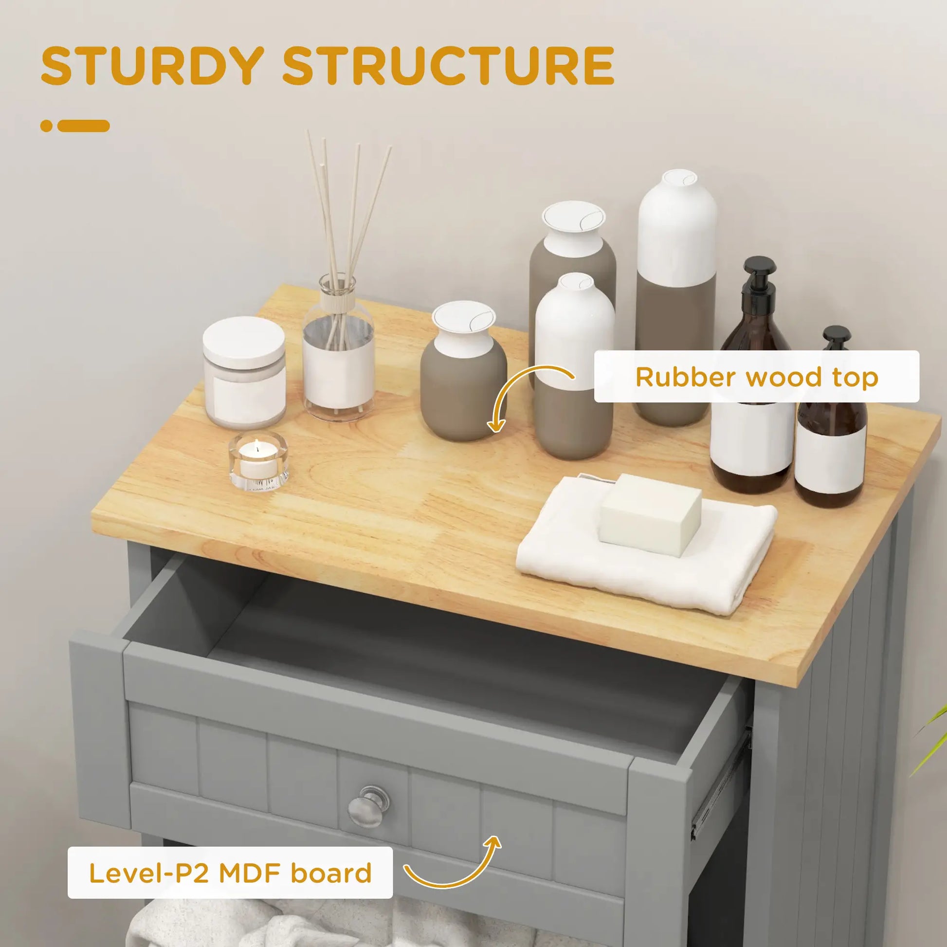 Kitchen Tilt Out Trash Bin Cabinet, Free Standing, Grey Storage Cabinets at Gallery Canada