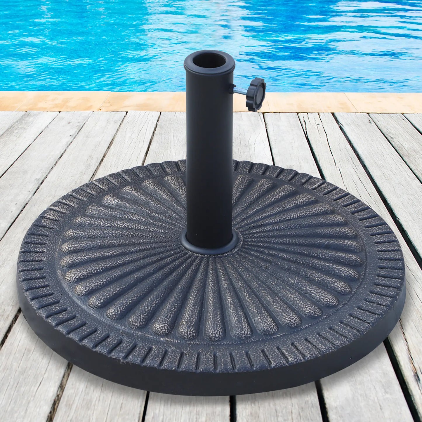 31 lbs 19" Bronze Market Umbrella Base, Patio Stand, Bronze Umbrella Bases at Gallery Canada