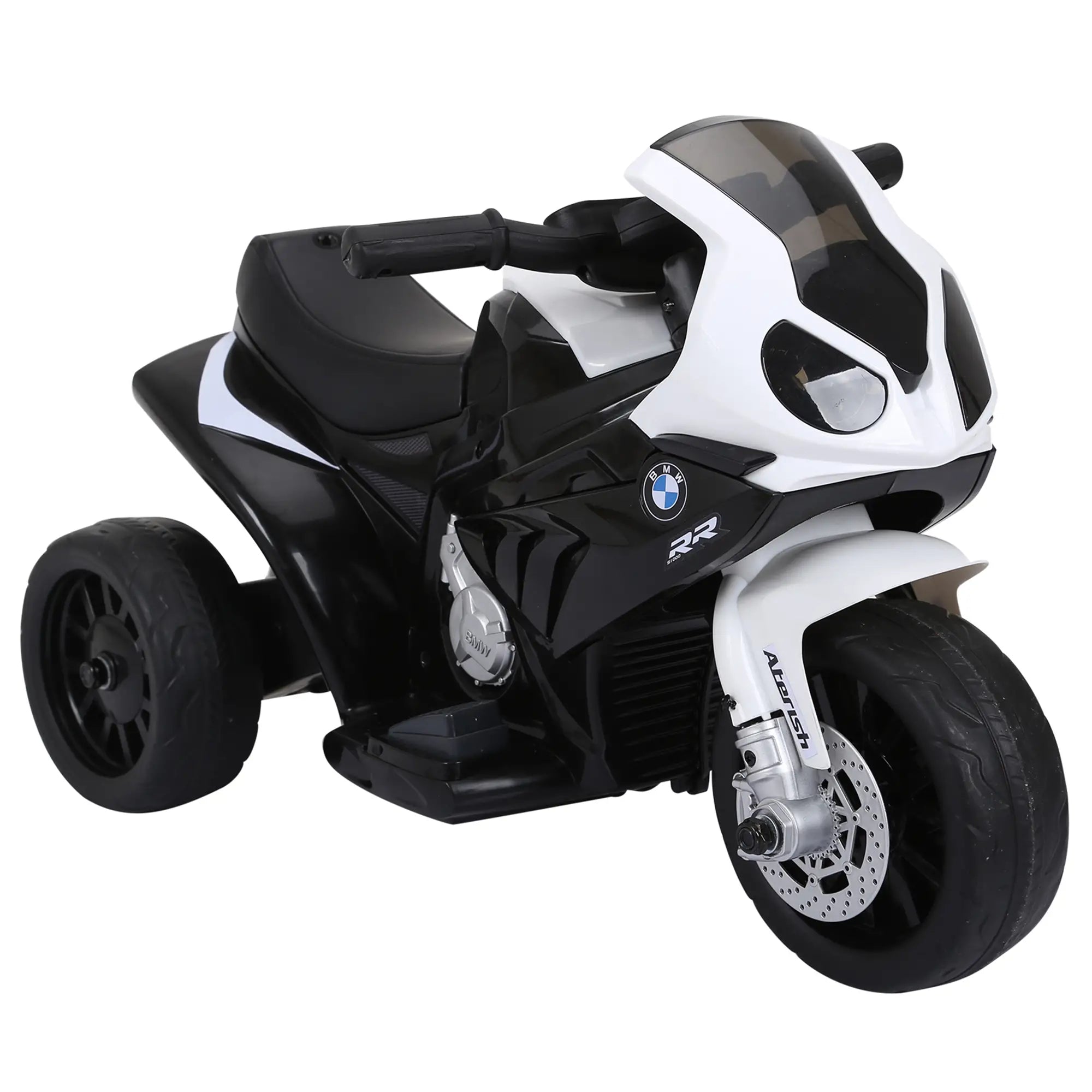 6V Kids Motorcycle, 3 Wheels, Headlight, Music, Black Electric Motorcycles at Gallery Canada