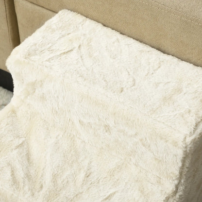 3-Step Dog Ramp for Sofa, Bed, Couch, Removable Cover, Beige Dog Stairs at Gallery Canada