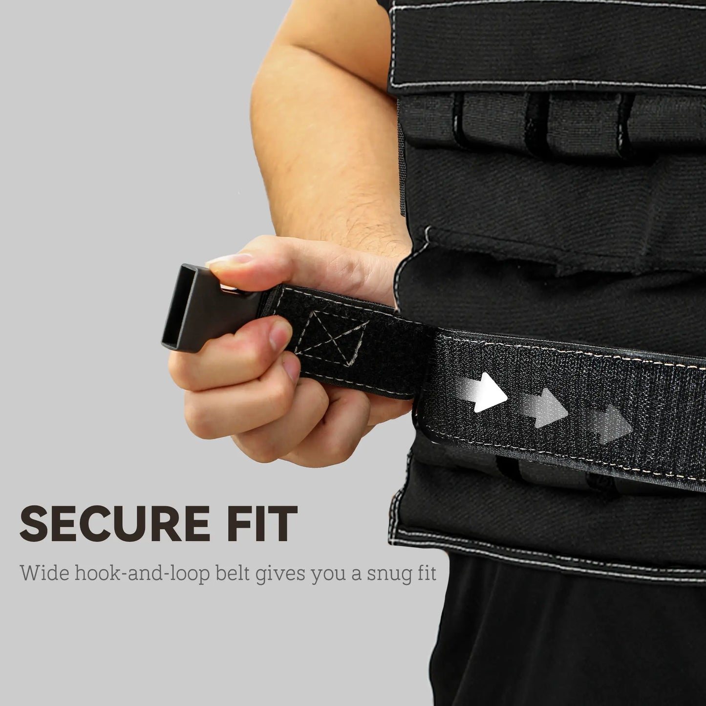 44 LBS Adjustable Weighted Vest, Snug Fit for Running Strength Training Strength Training Equipment at Gallery Canada