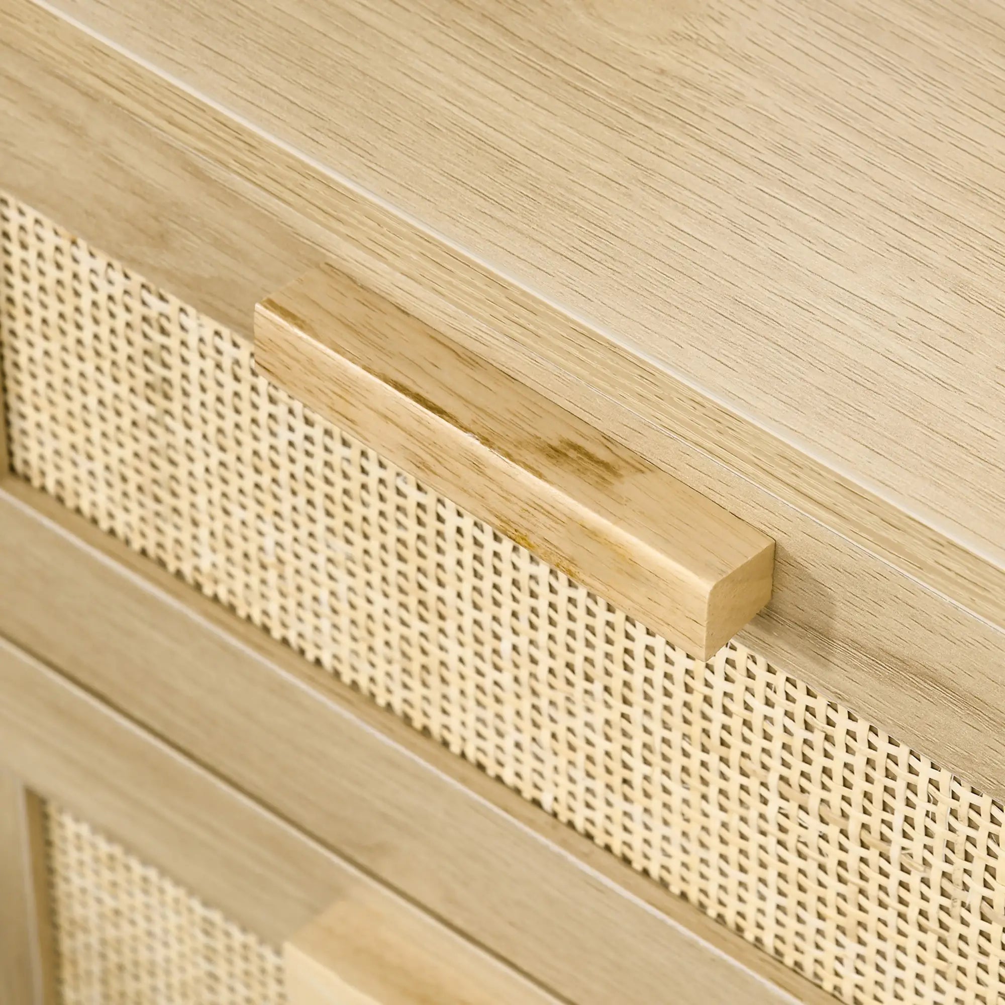 Boho Nightstand Set of 2, Side Table with 2 Drawers, Living Room, Bedroom Bedside Tables at Gallery Canada