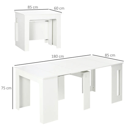 Extendable Dining Table, Expandable Kitchen Table, Seats 6, White Bar Tables & Dining Tables at Gallery Canada