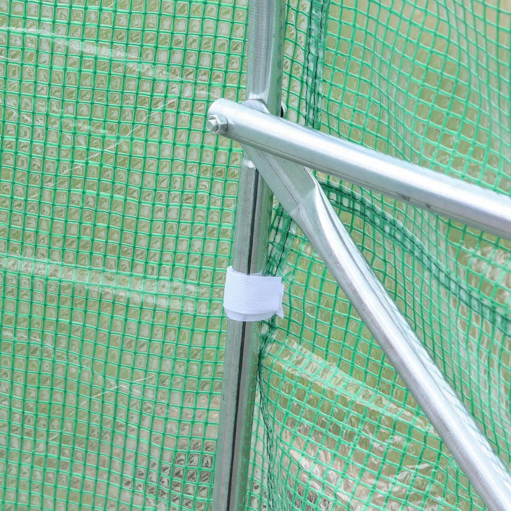 15' x 10' x 7' Walk-In Greenhouse, Steel Frame, Roll Up Door, Green Walk In Greenhouses at Gallery Canada