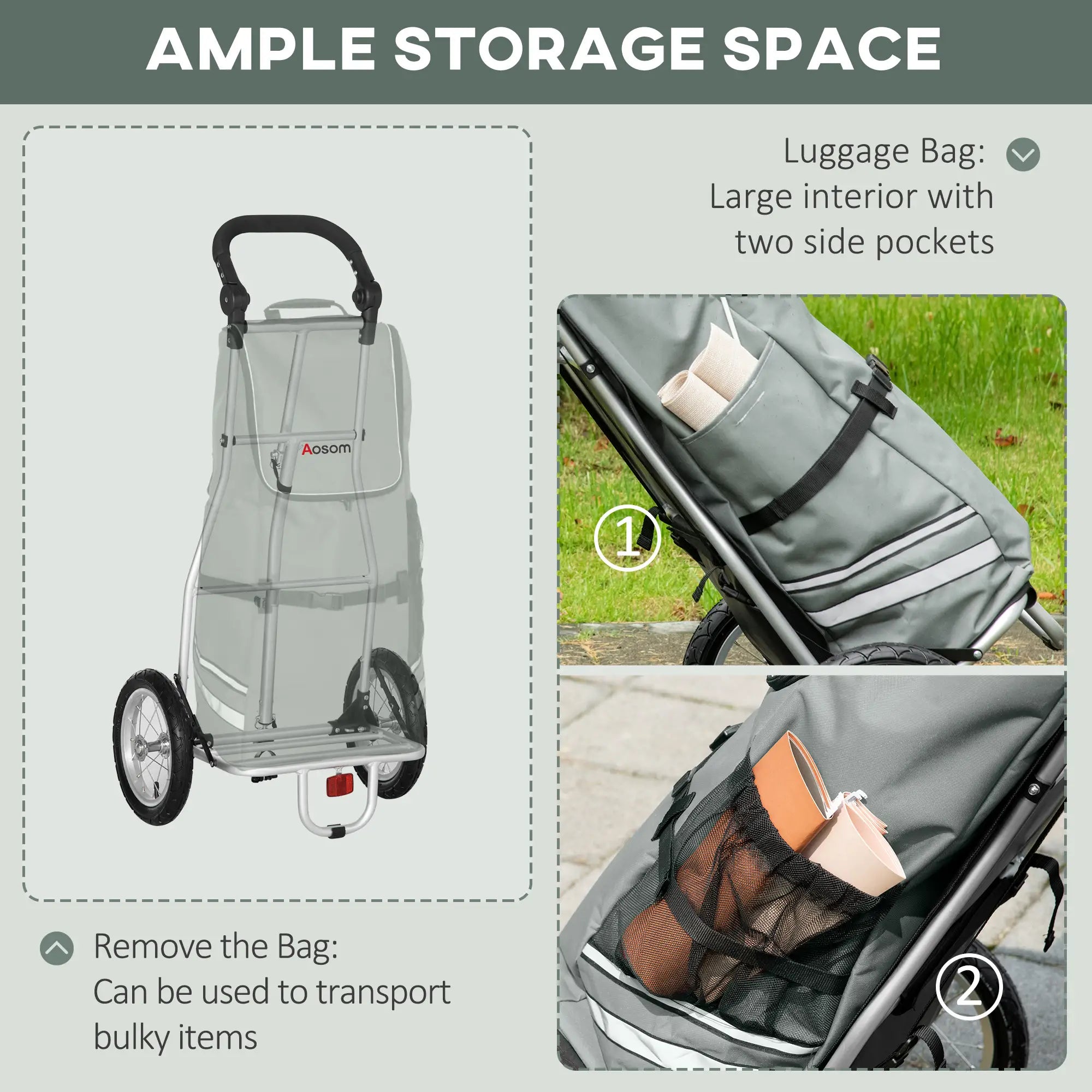 Bike Trailer, Bicycle Cargo Trailer, 12