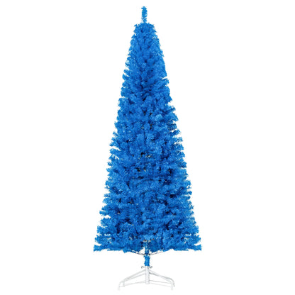 7FT Pencil Christmas Tree, Artificial, Automatic Open, Blue Pencil Christmas Trees at Gallery Canada