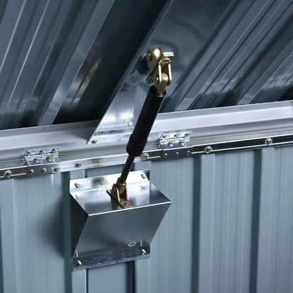 5ft x 3ft Outdoor Garbage Bin Storage Shed, Lockable Doors, Black Sheds at Gallery Canada