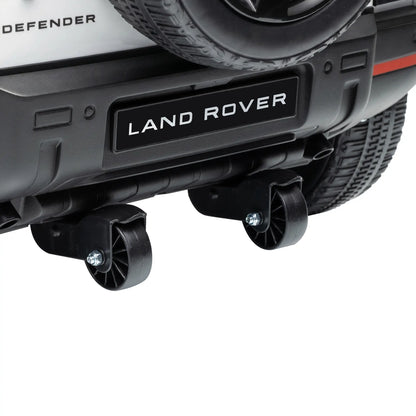 12V Licensed Land Rover Ride-On Car, Remote, White