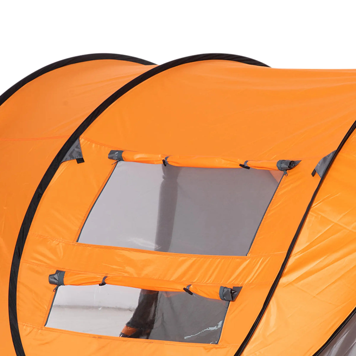 4 Person Pop Up Tent, Automatic Setup, Orange Camping Tents at Gallery Canada
