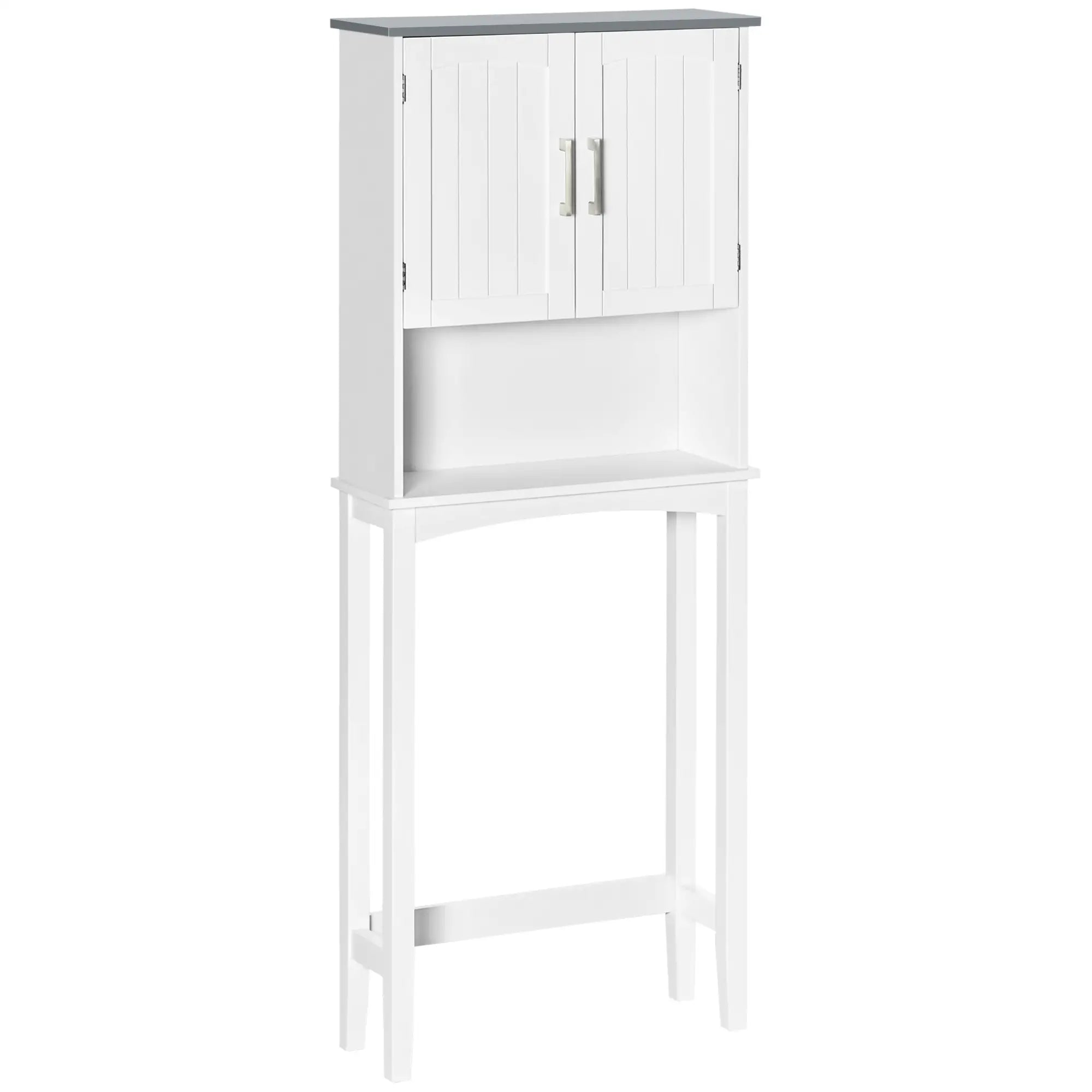 Modern Over Toilet Storage Cabinet, Double Door, Adjustable Shelf, White Over The Toilet Storage at Gallery Canada