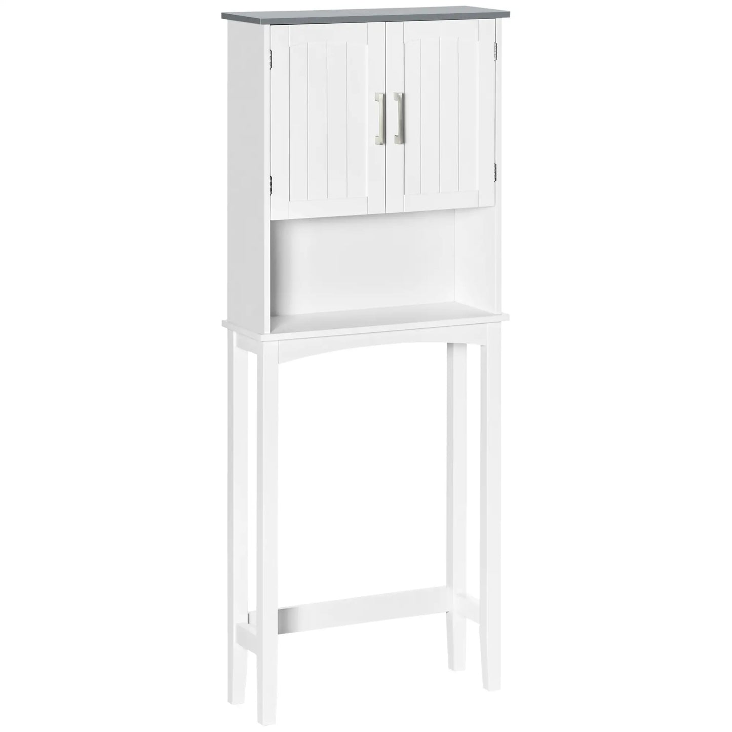 Modern Over Toilet Storage Cabinet, Double Door, Adjustable Shelf, White Over The Toilet Storage at Gallery Canada