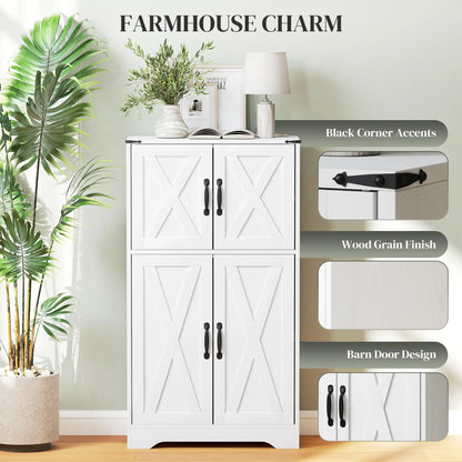 Farmhouse Kitchen Pantry, Freestanding Storage Cabinet, White Kitchen Pantry Cabinets at Gallery Canada