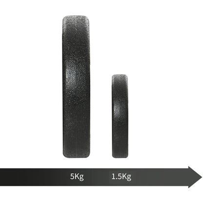 Adjustable 2 x 55lbs Dumbbell Set, Weight Training, Home Gym, Black Dumbbells & Barbells at Gallery Canada