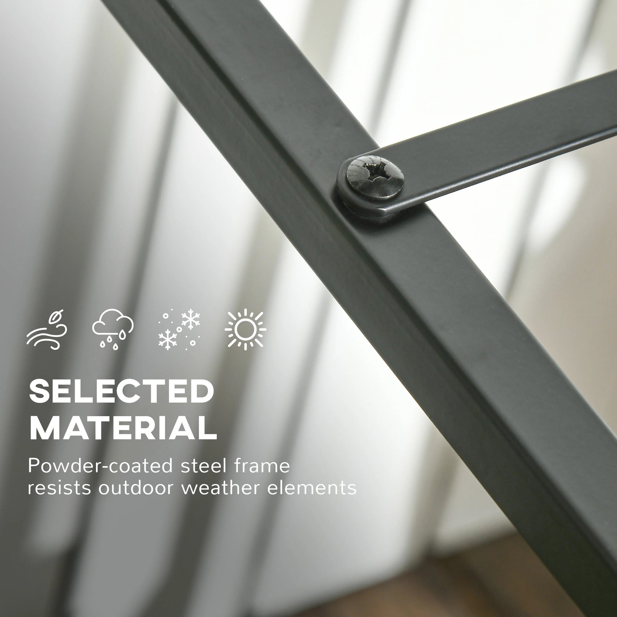 Firewood Rack, Log Holder, Indoor Outdoor Wood Storage, 15.4