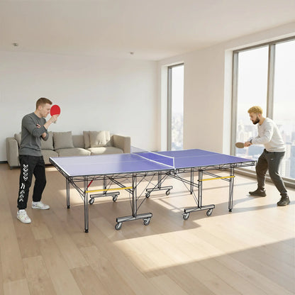 9 ft Folding Ping Pong Table Top, Pool Table Conversion, Blue Game Tables at Gallery Canada
