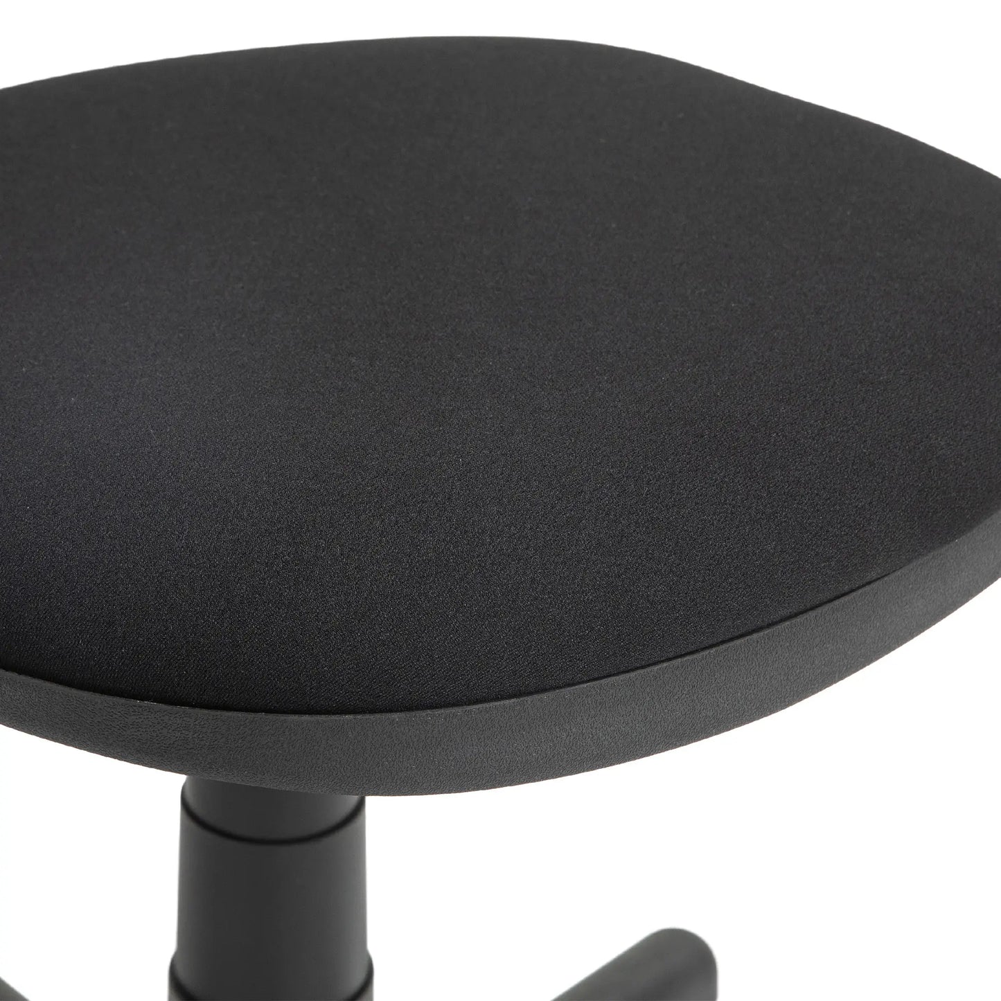 Small Desk Chair, Armless Adjustable Height, 360° Swivel Wheels, Black Task Chairs at Gallery Canada