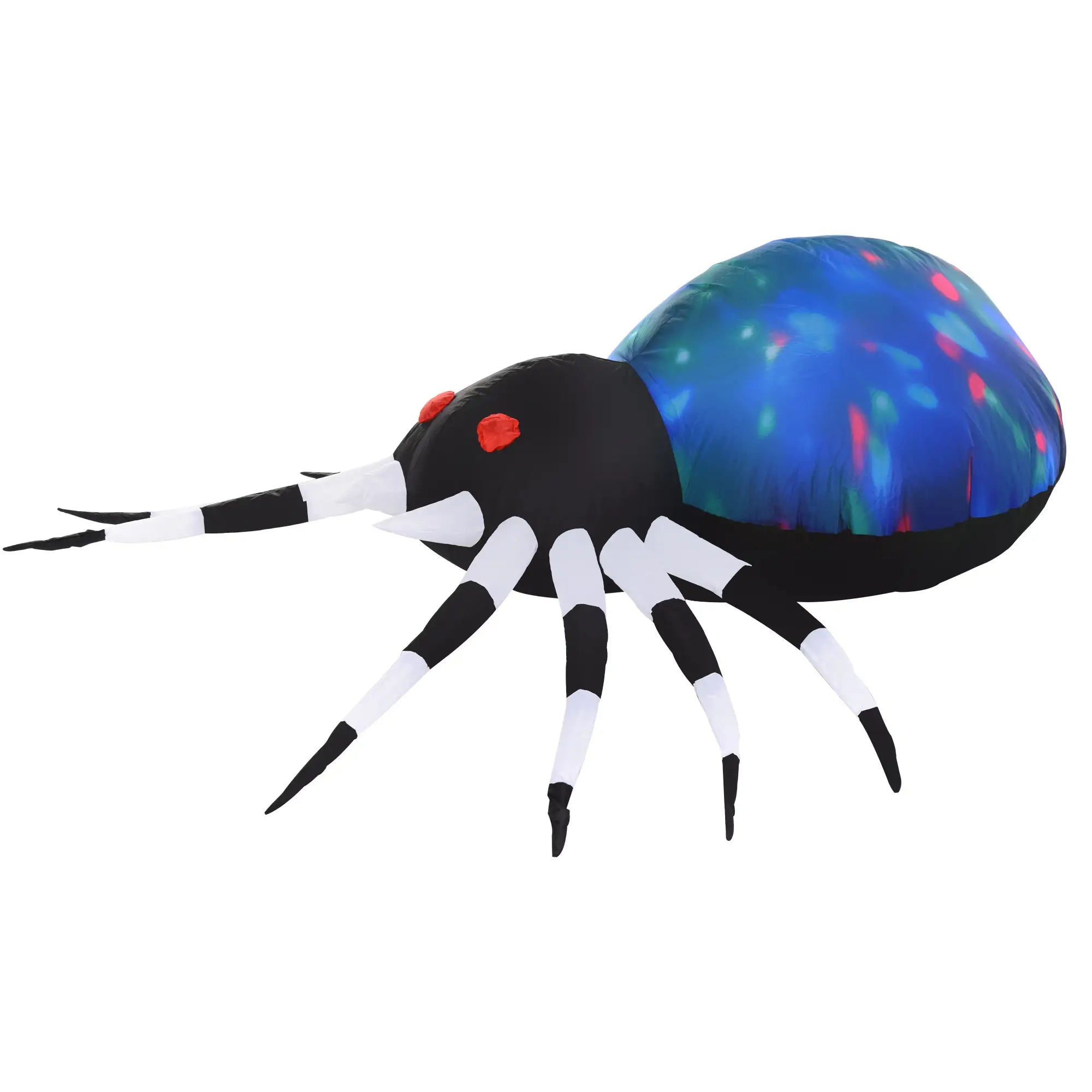 5Ft Halloween Giant Scary Spider LED Inflatable Lawn Decoration Halloween Decorations at Gallery Canada