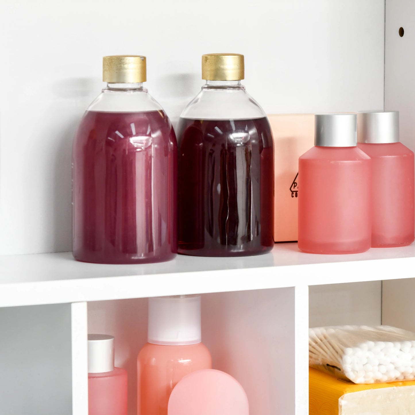 Wall Mounted Bathroom Mirror Cabinet, 3 Shelf Organizer, White Mirror Medicine Cabinets at Gallery Canada