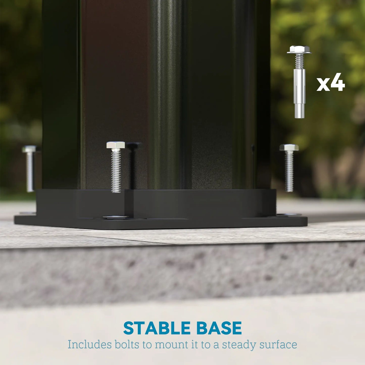 Solar Heated Outdoor Shower, 9.2 Gallon, 7.1ft, 2 Rotating Heads Outdoor Swimming Pools & Hot Tubs at Gallery Canada