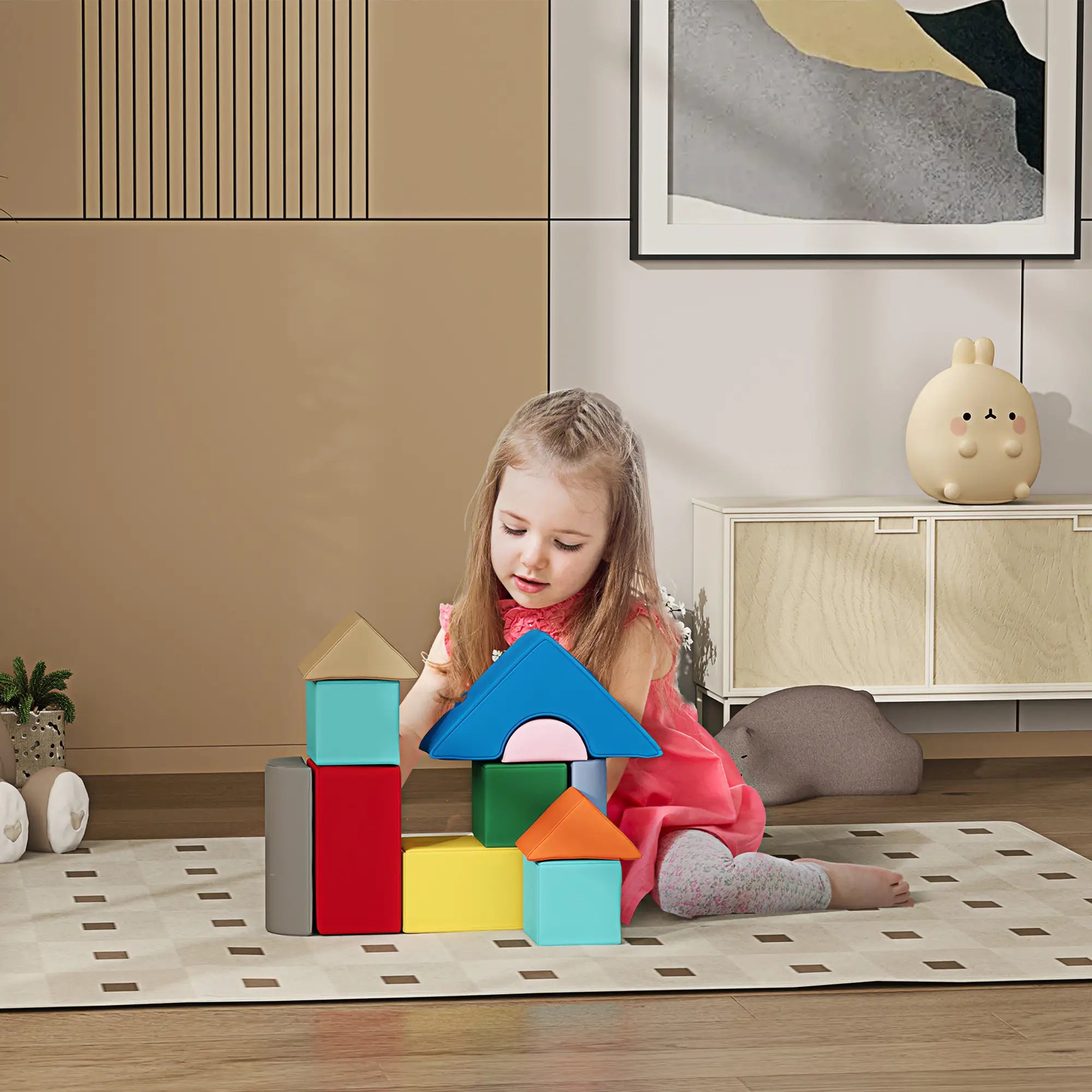 11 Piece Soft Play Equipment, for Kids 6-72 Months, Dark Baby Gym & Playmats at Gallery Canada