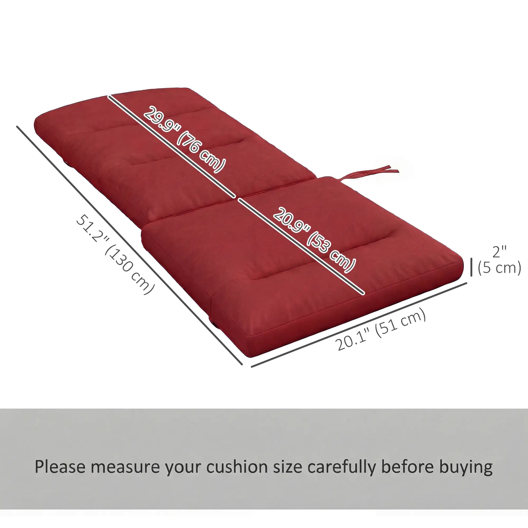 Patio Chair Cushion For Adirondack Chairs, Wine Red Patio Chair Cushions at Gallery Canada