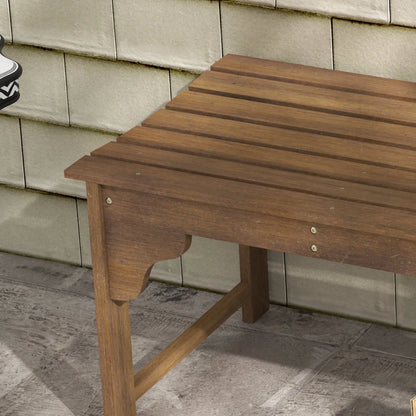 Wooden Garden Bench, Patio Double Park Bench, Teak Outdoor Benches at Gallery Canada