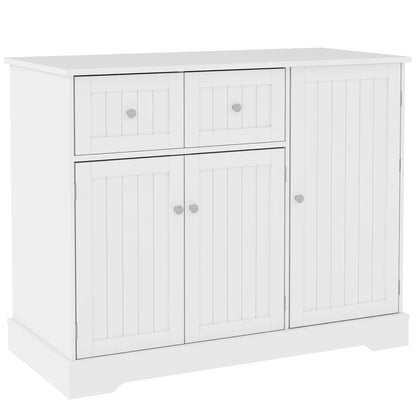 Cat Litter Box Enclosure with Drawer, Storage, Anti-Tip Kit, White Cat Litter Box Enclosures White at Gallery Canada