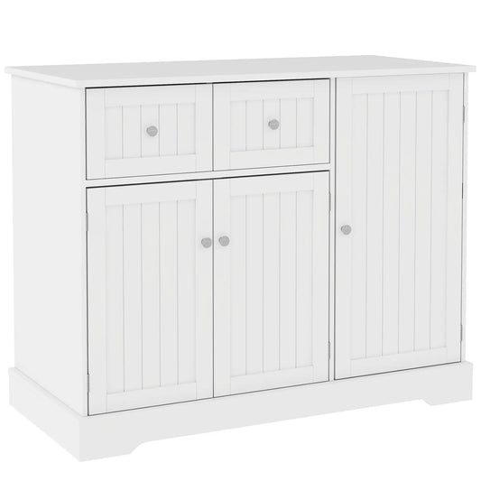 Cat Litter Box Enclosure with Drawer, Storage, Anti-Tip Kit, White Cat Litter Box Enclosures White at Gallery Canada