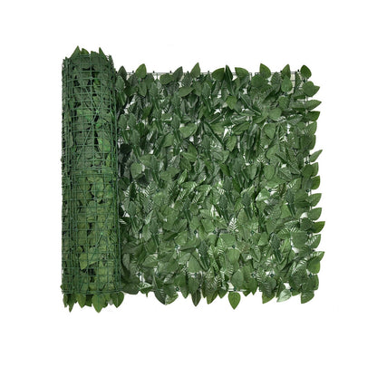 4 Pieces 118 x 39 Inch Artificial Ivy Privacy Fence Screen, Green at Gallery Canada