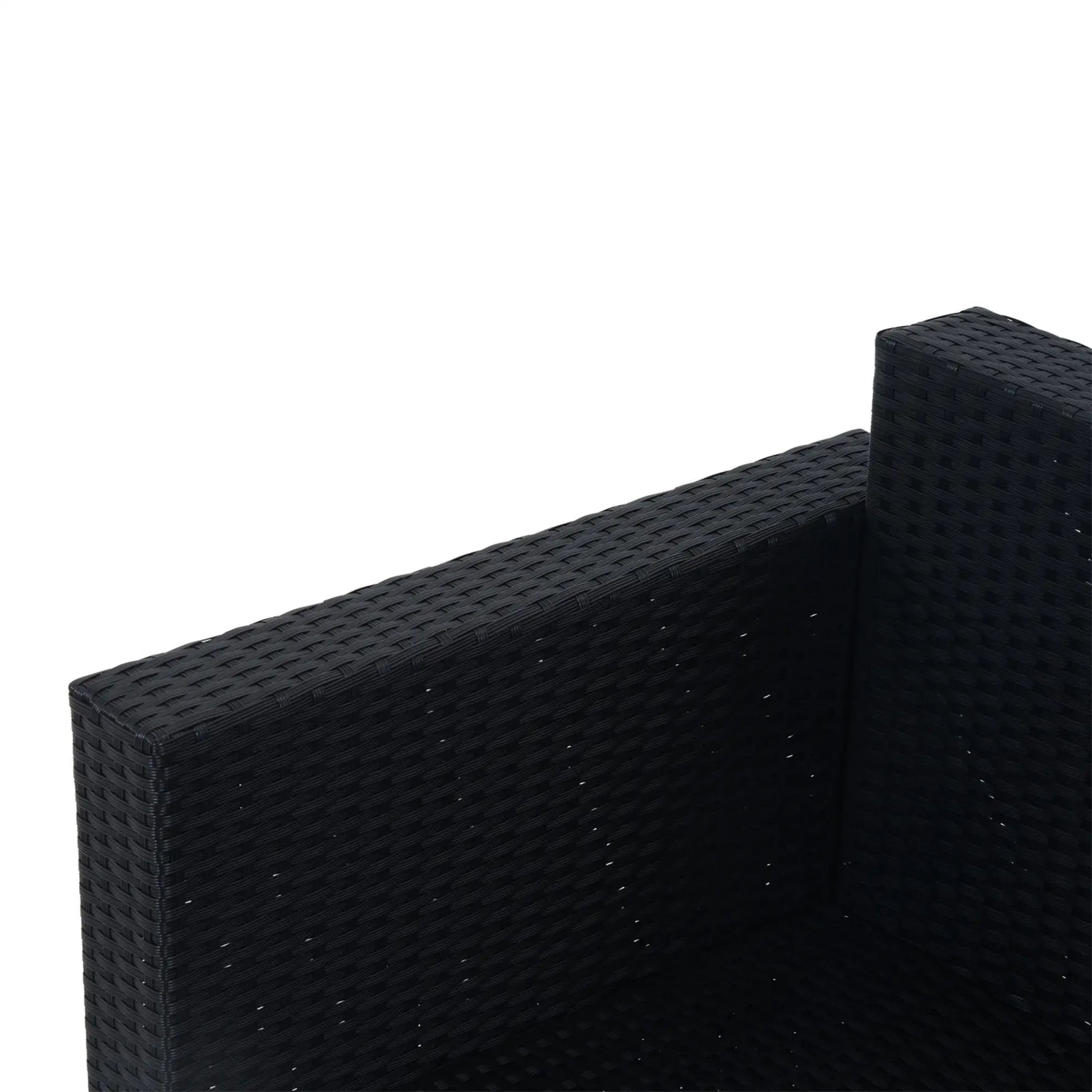 2-Piece Wicker Patio Set, Double Ottoman, PE Rattan, Cream White Patio Furniture Sets at Gallery Canada