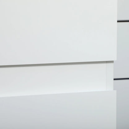 Tall Bathroom Cabinet, Adjustable Shelves, 11.8" x 11" x 6", White Bathroom Cabinets at Gallery Canada