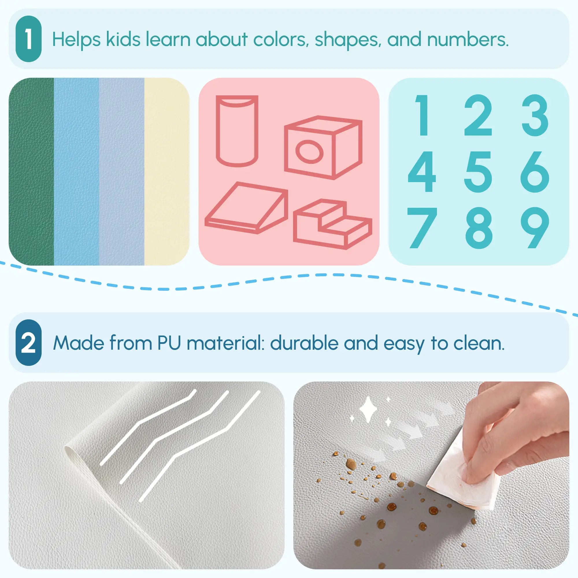 Foam Climbing Blocks, Toddler Play Set, Soft, Easy-Clean, Multicolor Baby Gym & Playmats at Gallery Canada