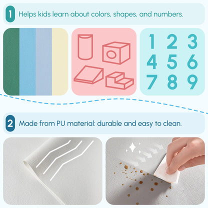 Foam Climbing Blocks, Toddler Play Set, Soft, Easy-Clean, Multicolor Baby Gym & Playmats at Gallery Canada