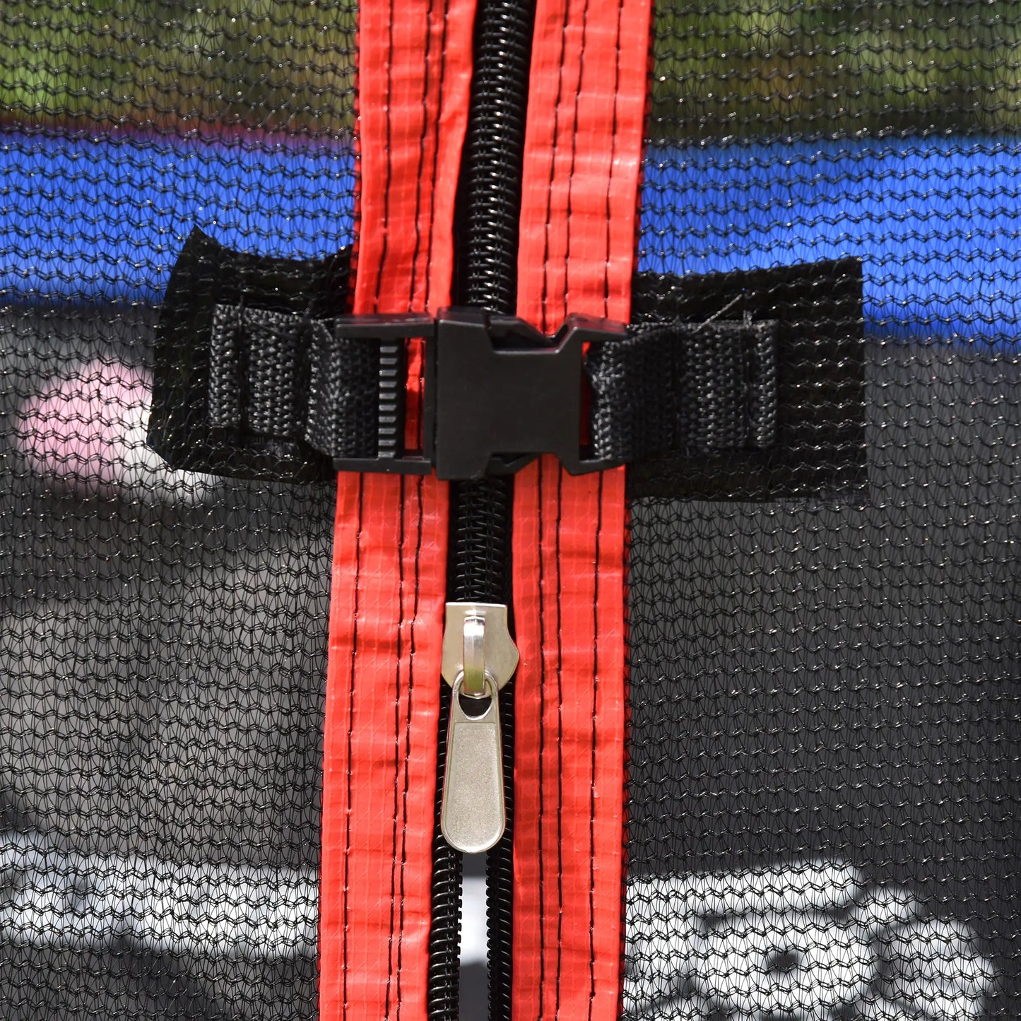 84.75 Inch Kids Trampoline with Safety Net, Red Trampolines at Gallery Canada