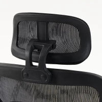Ergonomic Office Chair, Lumbar Support, 2D Headrest, Mesh Reclining, Black