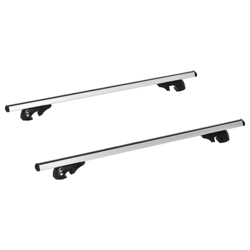 2pc Lockable Aluminum Roof Rack Cross Bars, Adjustable Luggage Carrier (53
