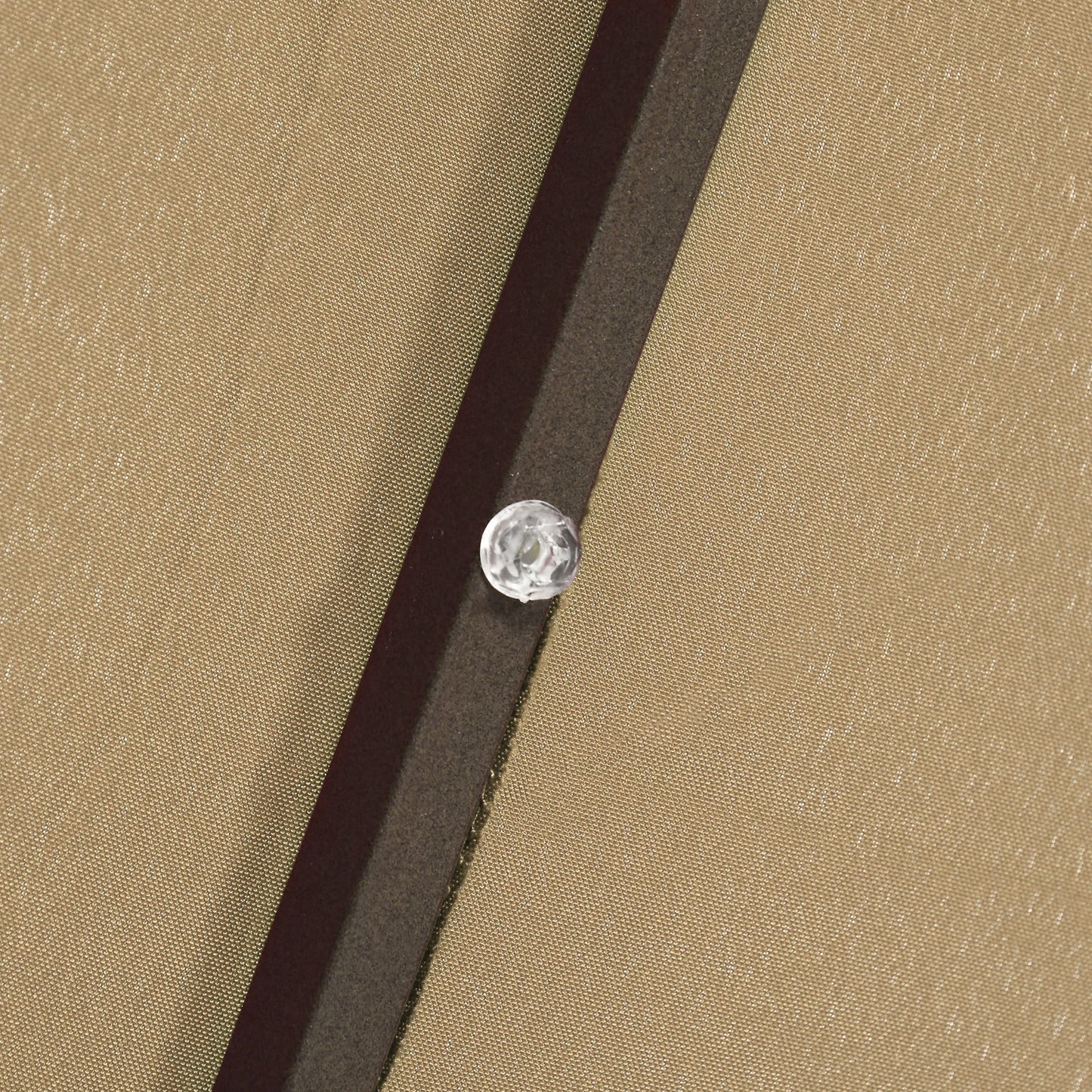 6.5x10ft Rectangle Solar Tilt Umbrella, Aluminum, Light Coffee Sun Umbrellas at Gallery Canada