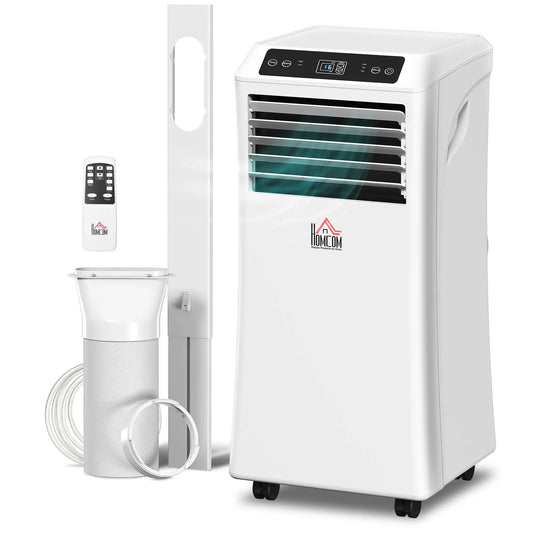10,000BTU Portable Air Conditioner, Dehumidifier, 2 Speed Fans, 24H Timer, White Air Conditioner White at Gallery Canada