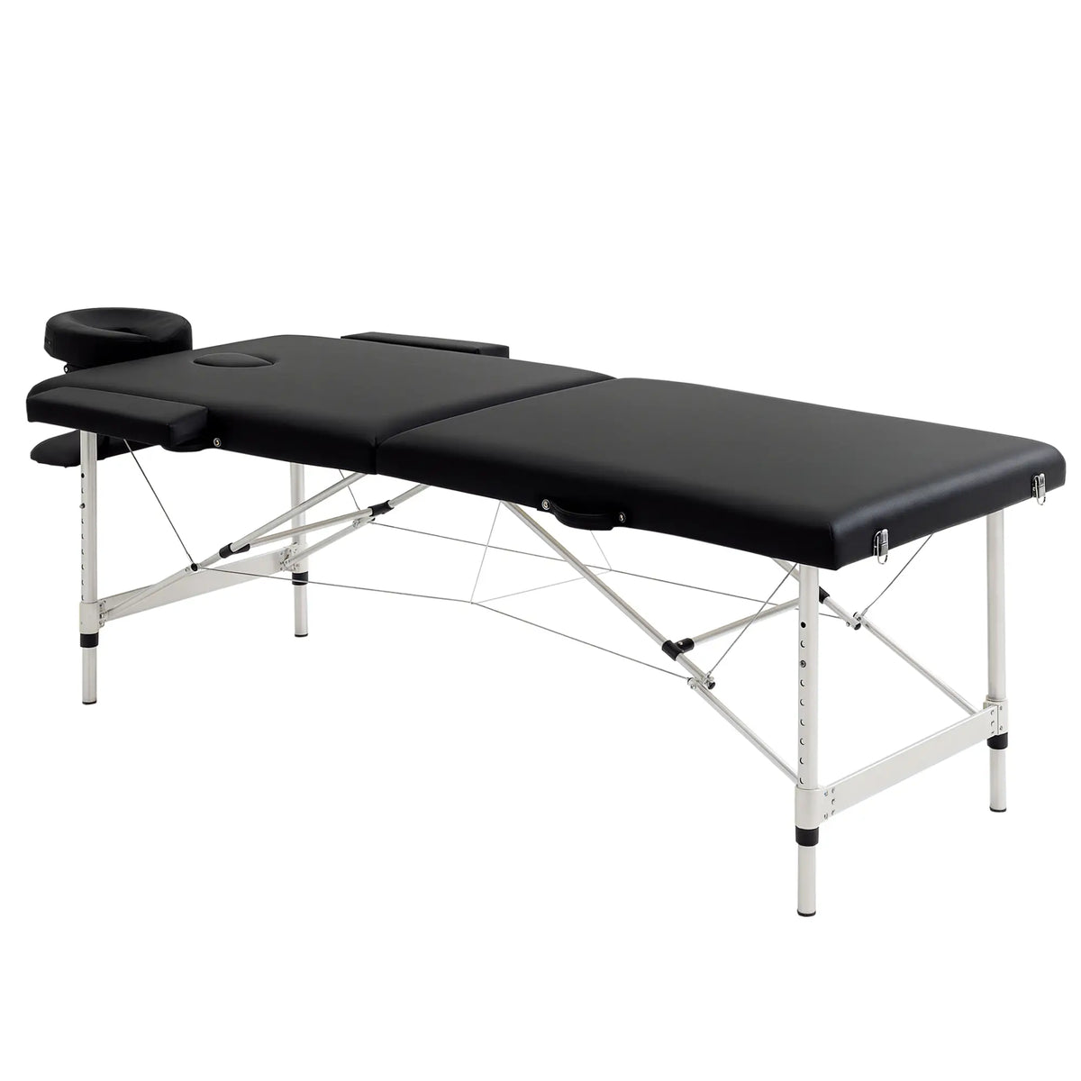83 Foldable Massage Table, Salon SPA Facial Couch, Tattoo Bed, Black Portable Massage Tables Black at Gallery Canada