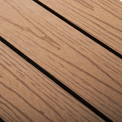 Outdoor Tiles, 11 Pack 12" x 12" WPC Interlocking Deck Tiles Waterproof and Non-slip Deck Tiles at Gallery Canada