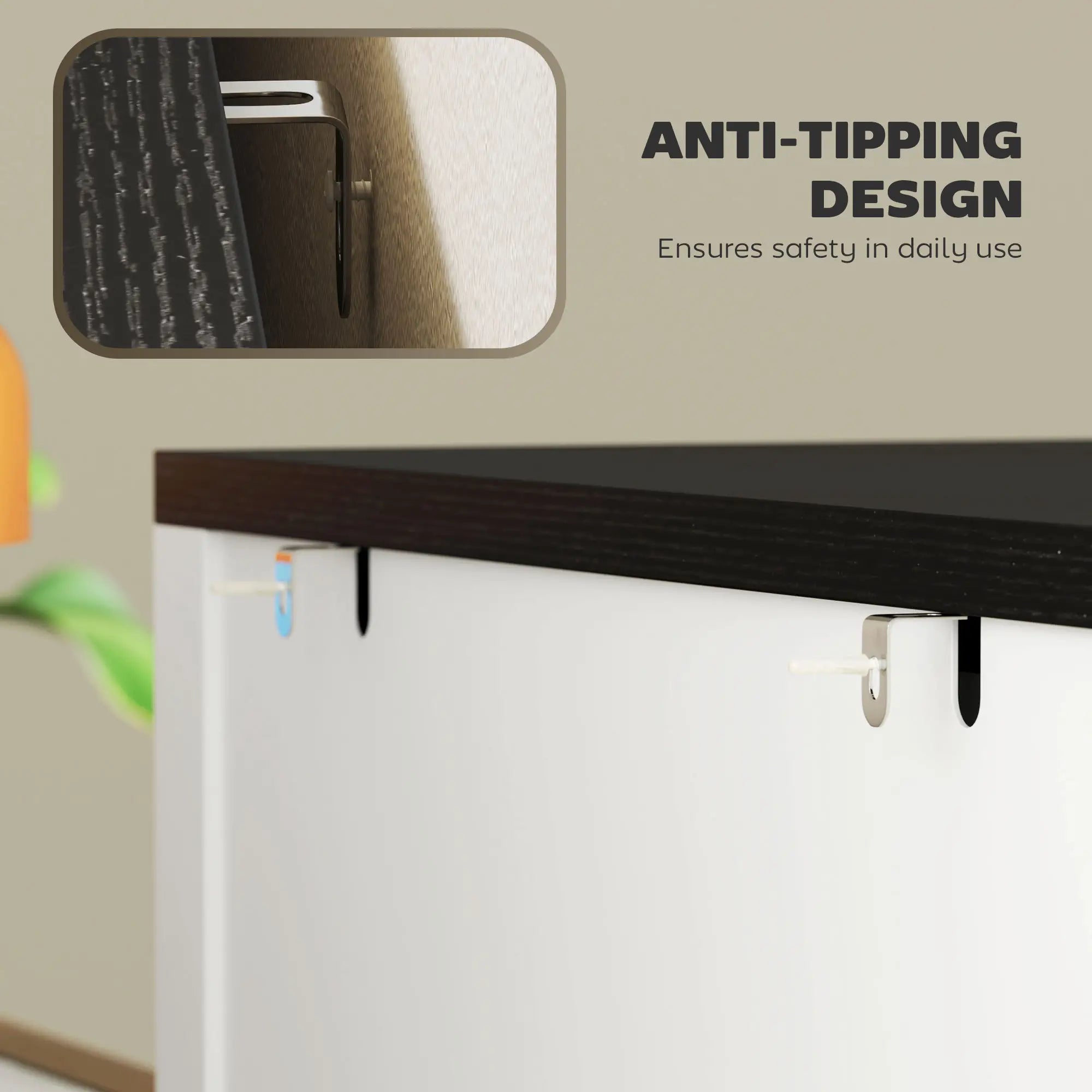 4 Drawer Filing Cabinet, Farmhouse Office Storage, Adjustable Hanging Bars, Letter A4 Legal Size, White Office Cabinets & Cupboards at Gallery Canada