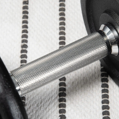 44lbs Adjustable Weight Barbell, Dumbbells Set, Non-Slip Handles, Black Dumbbells & Barbells at Gallery Canada