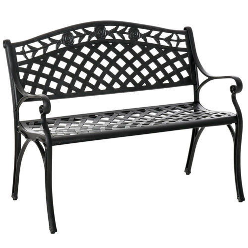 Garden Bench With Aluminum Frame, 40