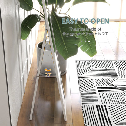 15" x 62" Full Length Mirror, Free Standing, White Full Length Mirrors at Gallery Canada